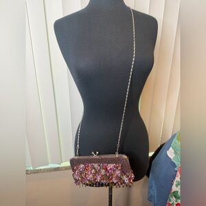Far Nine Y2K Beaded Clutch Bag Crossover Purse
